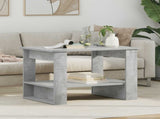 Coffee Table Concrete Grey 72 x 50 x 50 cm Engineered Wood 8000191