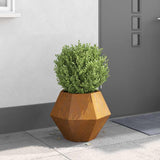 Planter Rusty 50 x 50 x 40 cm Weathering Steel 884064