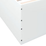 Bed Frame without Mattress White 140x200 cm 3280923