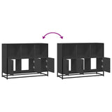 Sideboard Black 100x35x76 cm Engineered Wood 849029