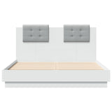 Bed Frame without Mattress White 135x190 cm Double 3209954