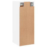 Wall Mounted Cabinet White 34.5x34x90 cm Engineered Wood 830476