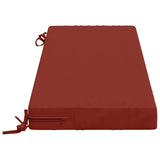 2-Piece Bench Cushions SOEST 2 pcs 100% Polyester Red 949735
