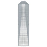Gabion Basket with Cover 1000x50x200 cm Galvanised Iron 3295175
