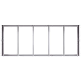Planter 200x80x40 cm Galvanised Steel 860757