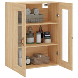 Wall Mounted Cabinet Sonoma Oak 69.5x34x90 cm 828455