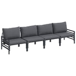 Garden Sofa Set Anthracite Steel 3378964