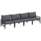 Garden Sofa Set Anthracite Steel 3378964