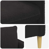 XXL Armchair Black Boucl 42043566