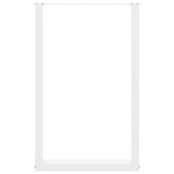 Bar Table Legs U-Shaped 2 pcs White 60x cm Steel 4013225