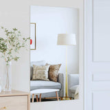 Wall Mirror Rectangular 100 x 60 cm Tempered Glass 42023019