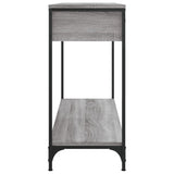 Console Table Grey Sonoma 100x34.5x75 cm Engineered Wood 834173