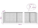 Gabion with 5 mm Wire and 5x5 cm Mesh 350x50x100 cm 3464257