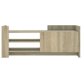 TV Cabinet Sonoma Oak 100x35x40 cm Engineered Wood 848376