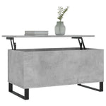 ZNTS Coffee Table Concrete Grey 90x44.5x45 cm Engineered Wood 830984