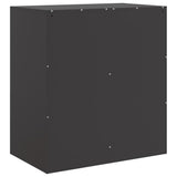 Sideboard Black Cold-rolled Steel Medium Sideboard Rectangular 841649