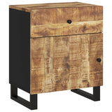 Bedside Cabinet 50x33x60 cm Solid Wood Mango&Engineered Wood 350656