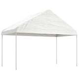 Gazebo with Roof White 4.08x2.23x3.22 m Polyethylene 362637