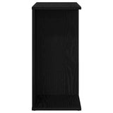 Bedside Tables 2 pcs Black Oak 46.5x29x61 cm Engineered Wood 858653