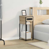 Bedside Cabinet Sonoma Oak 41 x 28 x 76 cm Engineered Wood 859576