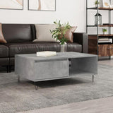 Coffee Table Concrete Grey 90x60x35 cm Engineered Wood 827064