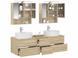 Bathroom Furniture Set 5 pcs Sonoma Oak 3406921