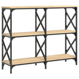 Console Table Sonoma Oak 100x28x80.5 cm Engineered Wood 835420