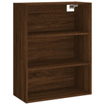 Highboard Brown Oak 69.5x34x180 cm Engineered Wood 3189396