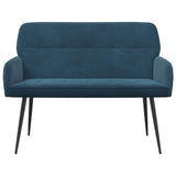 2 Seater Sofa with Metal Legs 2-Seater Blue Velvet 42051060