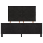 ZNTS Bed Frame Black 140x200 cm Velvet 3345013