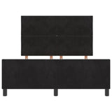 ZNTS Bed Frame Black 140x200 cm Velvet 3345013