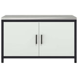 Kitchen Storage HATTEM White 90 x 50 x 53 cm Steel 874997