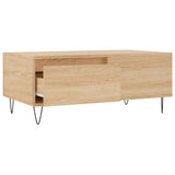 Coffee Table Sonoma Oak 90x50x36.5 cm Engineered Wood 830807