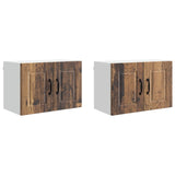 Wall Cabinet PORTO 2 pcs Old Wood 60 x 31 x 40 cm 885282