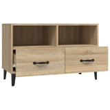TV Cabinet Sonoma Oak 80x36x50 cm Engineered Wood 812594