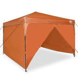 Canopy Tent Manual Orange 290 x 290 x 251 cm Fabric 42007385