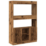 Highboard Old Wood 92x33x140 cm Engineered Wood 3309616