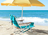 Folding Beach Chair Set of 2 for Adults, 4 Position Portable Backpack Foldable 92694643