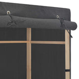 248191 Wardrobe Grey 79x40x170 cm Fabric
