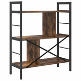 Bookshelf Smoked Oak 75 x 30 x 91 cm Engineered Wood 883972