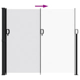 Retractable Side Awning White 180x500 cm 4004451