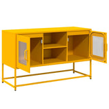 ZNTS TV Cabinet Mustard Yellow 100.5x39x60.5 cm Steel 853383