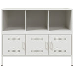 ZNTS Sideboard White 100.5x39x79 cm Steel 843095