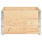 Raised Beds 3 pcs 100x100 cm Solid Pine Wood 3055169