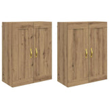 Wall-mounted Cabinet 2 pcs Artisan Oak 69.5 x 34 x 90 cm 3402690