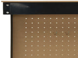 Workbench Black 81 x 41 x 145 cm Engineered Wood and Metal 42020131