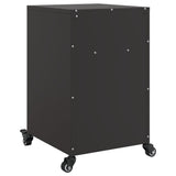 Bedside Cabinet Black 36x39x59 cm Steel 846716
