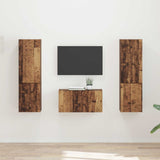 TV Cabinet Set 5 pcs Old Wood Engineered Wood 3409103
