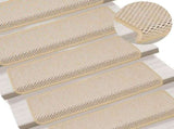 Stair Mats Self-adhesive Sisal-Look 30 pcs 65x21x4 cm Berber 3365893