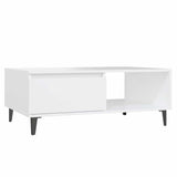 Coffee Table White 90x60x35 cm Engineered Wood 806004